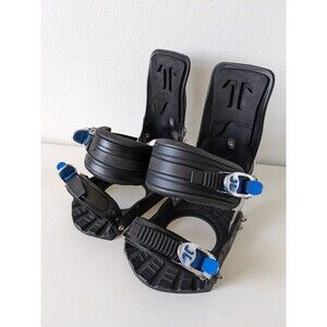 Technine Icon Classic Snowboard Bindings, Large Men 9-13 Black Y2k Rare No Discs